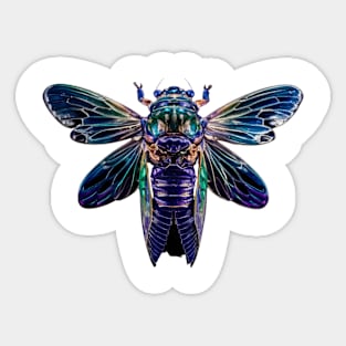 Cicada Insect Great Eastern Brood USA 2024 Magicicada Sticker